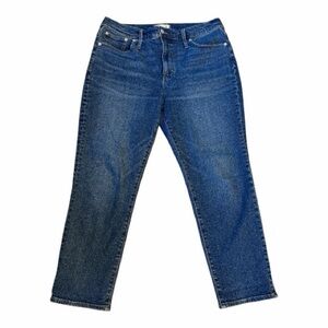 Madewell Women's Straight Leg Blue Jeans - The Perfect Vintage Jean Size 31P